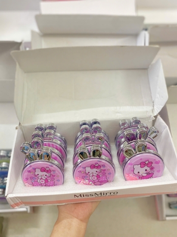 Hộp 12 Gương Tai Thỏ Nhũ G01