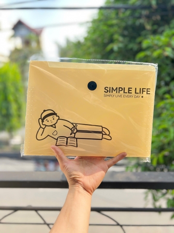 Bìa 8 Ngăn Simple Life