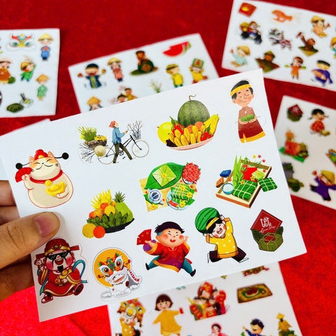 Sticker Trang Trí  Tết