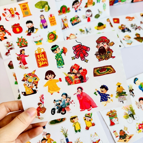 Sticker Trang Trí  Tết