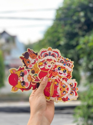 Set Bao Lì xì chibi (khoảng 50c)