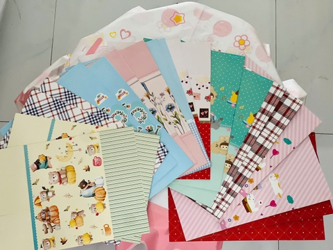 Hộp IN Họa Tiết Tự Xếp Dán