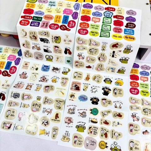 SET  Sticker MEME RCSTK3572