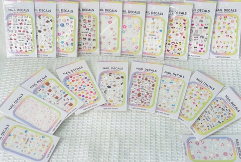 Set 10 Sticker Dán Móng RCSTK11
