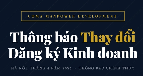 Thông báo Thay đổi Đăng ký Kinh doanh