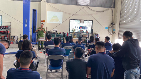 Liên Việt tham gia buổi tập huấn Phòng cháy chữa cháy