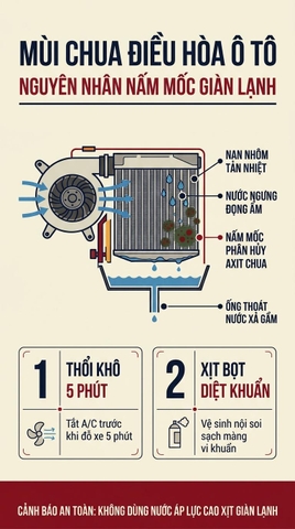 ĐIỀU HÒA BỐC MÙI CHUA GIỮA TRƯA: THỦ PHẠM NẤM MỐC GIÀN LẠNH