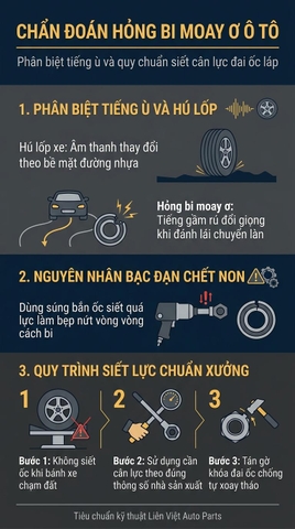 Bi Moay Ơ Kêu Ù Như Trực Thăng: Lỗi Siết Ốc Phá Hỏng Bạc Đạn