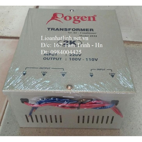 BIẾN THẾ ( BIẾN ÁP) CHO MÁY LẠNH NỘI ĐỊA