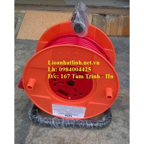 Ổ CẮM KÉO DÀI QUAY TAY LIOA KIỂU RULO 20M DÂY 2X2.5MM DÙNG CHO CÔNG TRƯỜNG