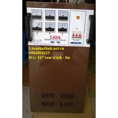 ỔN ÁP LIOA 10KVA 3 PHA DR3 - 10K THẾ HỆ 1
