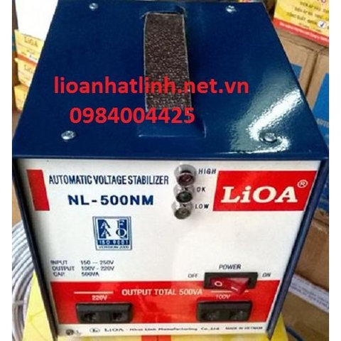 ỔN ÁP LIOA 0.5KVA - 500W - 500VA CŨ