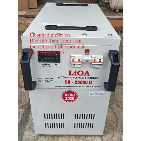 ỔN ÁP LIOA 20KVA - 20KW SH - 20000 II ĐỜI MỚI NHẤT 2024 - 2025 DÂY ĐỒNG 100%