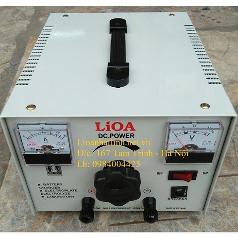 SẠC ẮC QUY 12V TỰ NGẮT LIOA