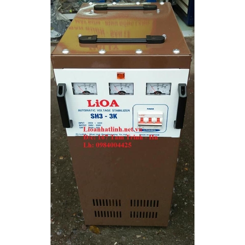 ỔN ÁP LIOA 3KVA 3 PHA SH3 - 3K THẾ HỆ 1