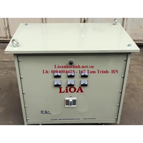 BIẾN ÁP LIOA 60KVA 3 PHA LOẠI TỰ NGẪU VÀ LOẠI CÁCH LY