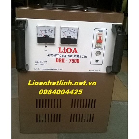 ỔN ÁP LIOA 7.5KVA DẢI 50V DRII 7500 HÀNG TỒN KHO THẾ HỆ 1