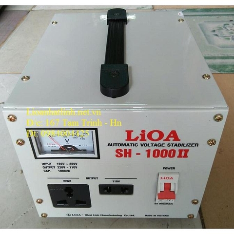 ỔN ÁP LIOA 1KVA - 1KW MÃ SẢN PHẨM SH - 1000 II ĐỜI MỚI NHẤT