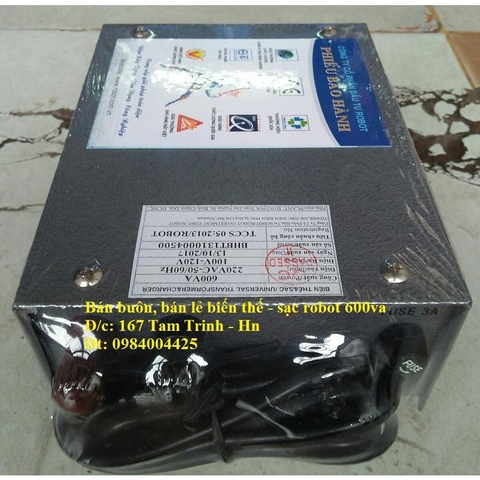 BIẾN ÁP - NẠP ẮC QUY 600VA ROBOT