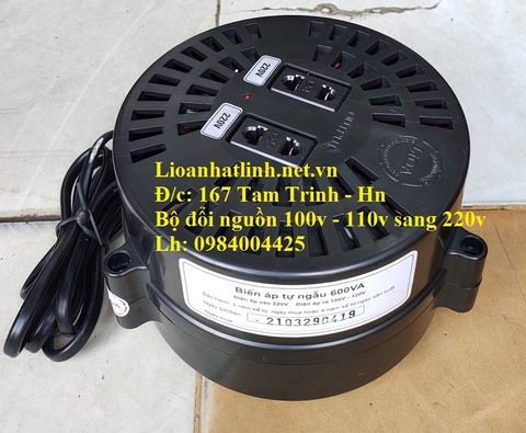 MÁY BIẾN ÁP TỪ 100V - 110V SANG 220V