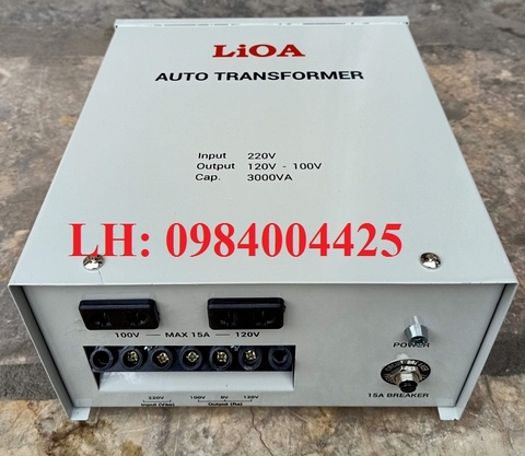BIẾN ÁP 220V RA 110V 30A GIÁ RẺ