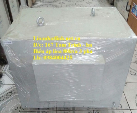 MÁY BIẾN ÁP 380V RA 220V 80KVA LIOA