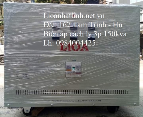 MÁY BIẾN ÁP CÁCH LY LIOA 3 PHA 150KVA