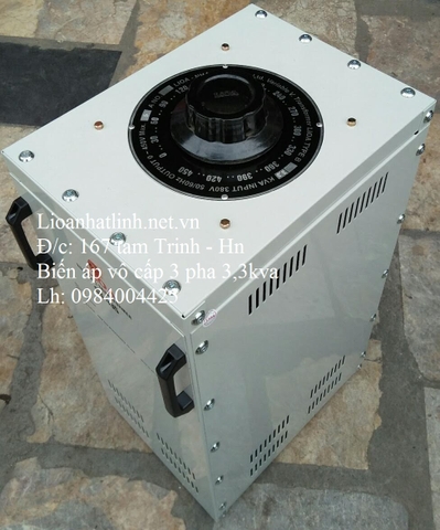 BIẾN ÁP VÔ CẤP LIOA 3 PHA 3KVA - 5A