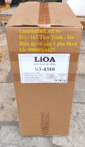 BIẾN ÁP VÔ CẤP LIOA 3 PHA 6KVA - 10A