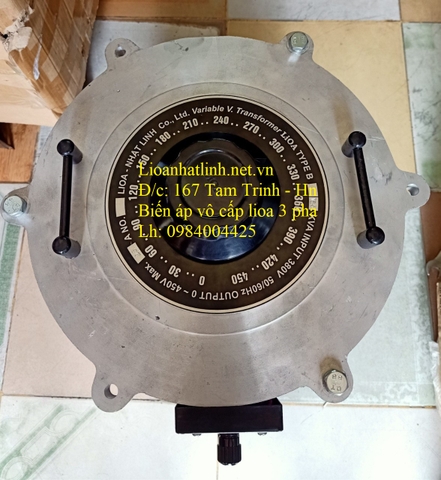 BIẾN ÁP VÔ CẤP LIOA 3 PHA 60KVA - 100A