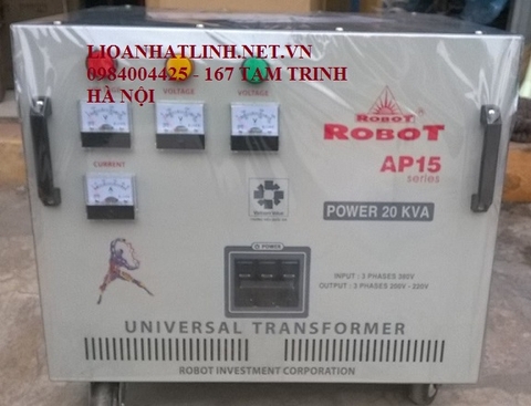 BIẾN ÁP 20KVA 3 PHA ROBOT
