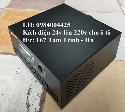 BỘ KÍCH ĐIỆN 24V LÊN 220V SIN CHUẨN 1000W CHO OTO ( Ô TÔ )