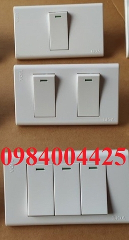 CÔNG TẮC LIOA BẢN TO HÌNH CHỮ NHẬT 1 CHIỀU, 2 CHIỀU MODEL E20 ART