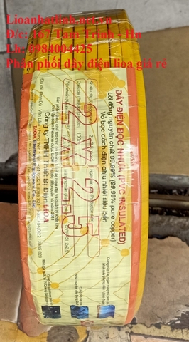 DÂY ĐIỆN LIOA 2x2.5 - 2x2.5MM