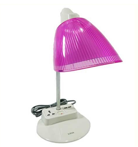 ĐÈN BÀN CHIẾU SÁNG KHỚP MỀM LIOA CÓ 1 Ổ CẮM ĐA NĂNG VÀ 2 CỔNG SẠC USB