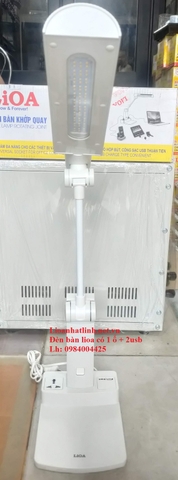 ĐÈN CHIẾU SÁNG LIOA, ĐÈN CHỐNG CẬN LIOA CÓ THÊM 1 Ổ CẮM ĐA NĂNG VÀ 2 CỔNG SẠC USB
