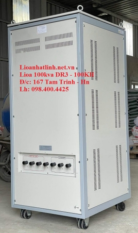 GIÁ ỔN ÁP LIOA 100KVA - 100KW 3 PHA DẢI 160V - 430V ĐỜI MỚI NHẤT HIỆN NAY
