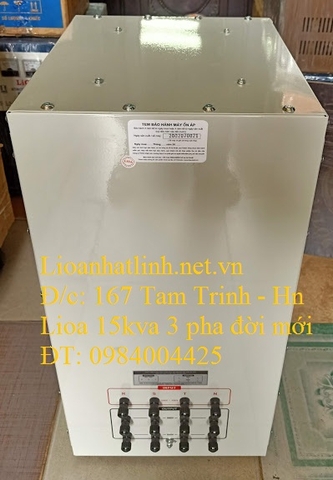 GIÁ ỔN ÁP LIOA 3 PHA 15KVA DẢI 160V - 430V ĐỜI MỚI NHẤT