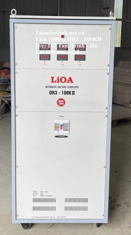 ỔN ÁP LIOA 100KVA 3 PHA DR3 - 100K II DẢI RỘNG 160V ~ 430V