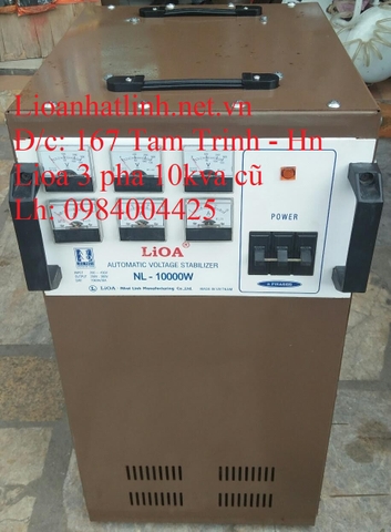 ỔN ÁP LIOA 10KVA - 10KW 3 PHA CŨ