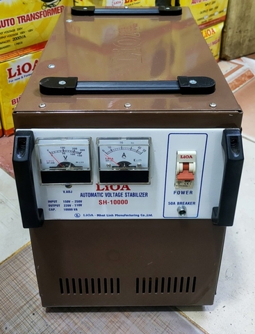 ỔN ÁP LIOA 10KVA - 10KW - 10KG - 10KV CŨ DẢI 150V ~ 250V MODEL SH - 10000