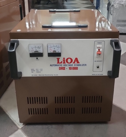 ỔN ÁP LIOA 10KVA - 10KW - 10KG CŨ DẢI 50V ~ 250V MODEL DRII - 10000