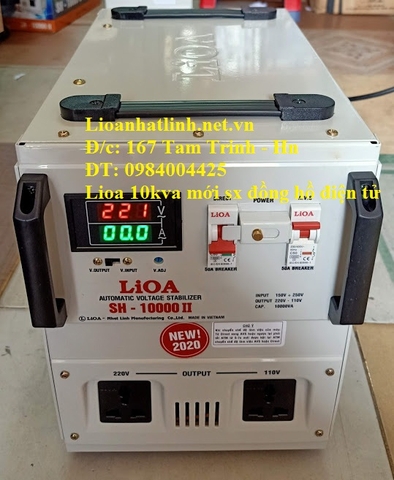 BẢNG GIÁ ỔN ÁP LIOA 1 PHA MỚI NHẤT HIỆN NAY