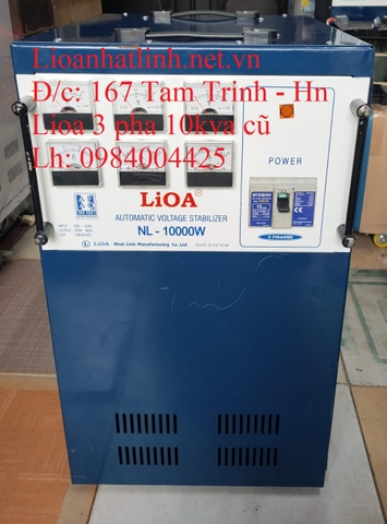 ỔN ÁP LIOA 10KVA - 10KW 3 PHA CŨ