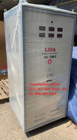 ỔN ÁP LIOA 150KVA 3 PHA SH3 - 150K II ĐỜI MỚI NHẤT HIỆN NAY