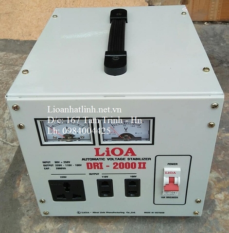 ỔN ÁP LIOA 2KVA GIÁ BAO NHIÊU TIỀN