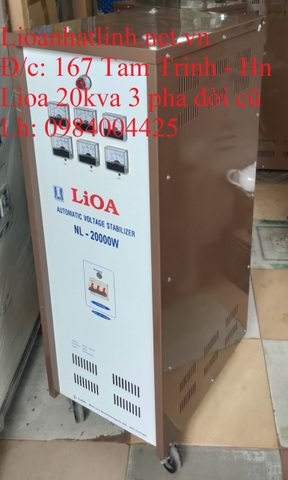 ỔN ÁP LIOA 3 PHA 20KVA - 20KW MODEL NL - 20000W 3 PHA CŨ GIÁ RẺ