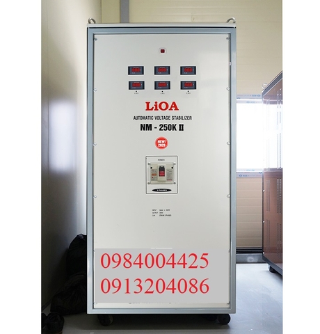 ỔN ÁP LIOA 250KVA - 250KW 3 PHA MODEL NM - 250K II ĐỜI MÓI NHẤT HIỆN NAY