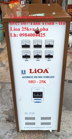 ỔN ÁP LIOA 25KVA 3 PHA MODEL SH3 - 25K