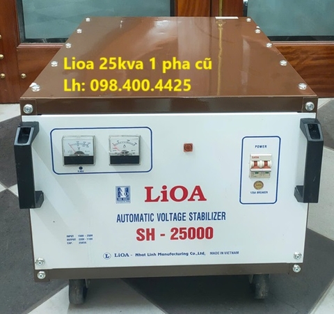ỔN ÁP LIOA 25KVA - 25KW - 25KG - 25KV CŨ DẢI 150V ~ 250V MODEL SH - 25000
